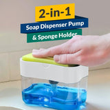 Double Layer Sponge Rack Soap Dispenser